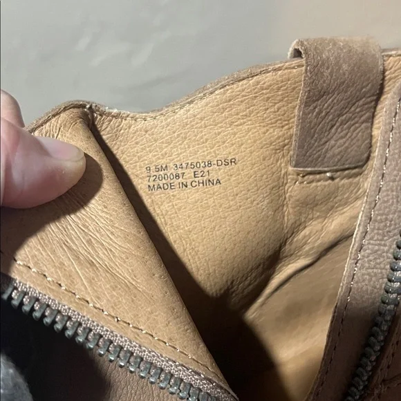 Frye Reina Western Ankle Booties Ash Tan - Picture 10 of 10